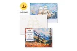 Grabie Watercolor Coloring Book – Floral