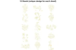 Grabie Watercolor Coloring Book – Floral