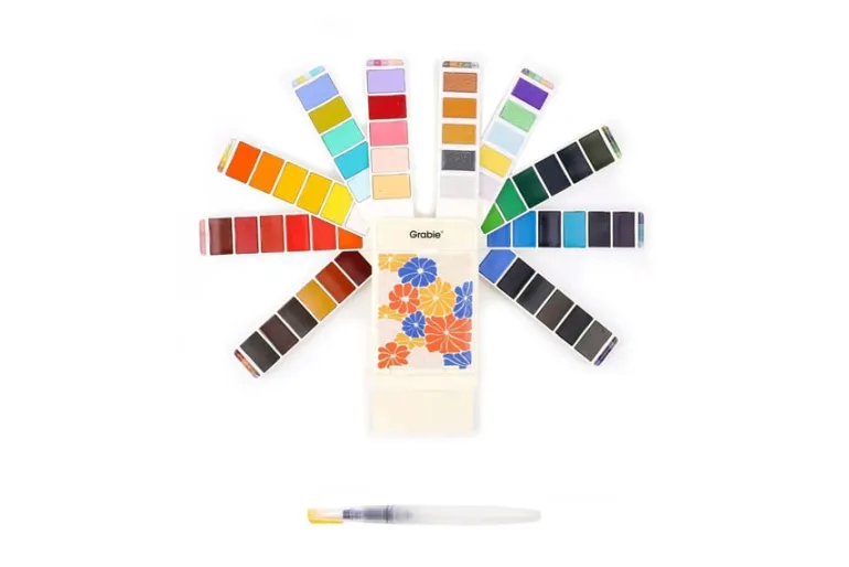 Grabie Watercolor Coloring Book – Forest