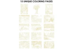 Grabie Watercolor Coloring Book – Forest