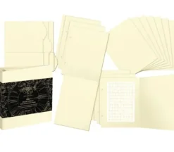Graphic45 Binder Album with Interactive Pages – Ivory