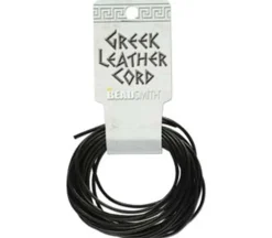 Greek Leather Cord 2.0 mm.- 5-Feet (vie w colors)
