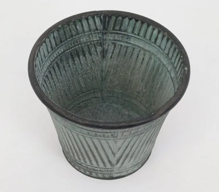 Green Metal Bucket – Small