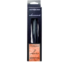 Grumbacher Vine Charcoal Medium – 3 Piece