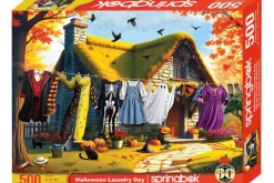 Halloween Laundry Day 500-Piece Puzzle