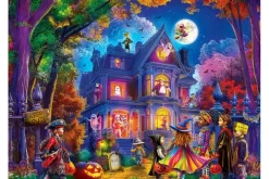 Halloween Manor 300-Piece Glow-in-the-Dark EZ Grip Puzzle