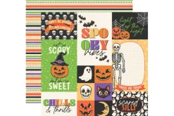 Halloween Parade 6×4 Journaling Cards 12×12 Patterned Paper