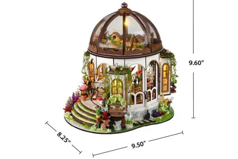 Hands Craft Greenhouse Oasis DIY Miniature House Kit