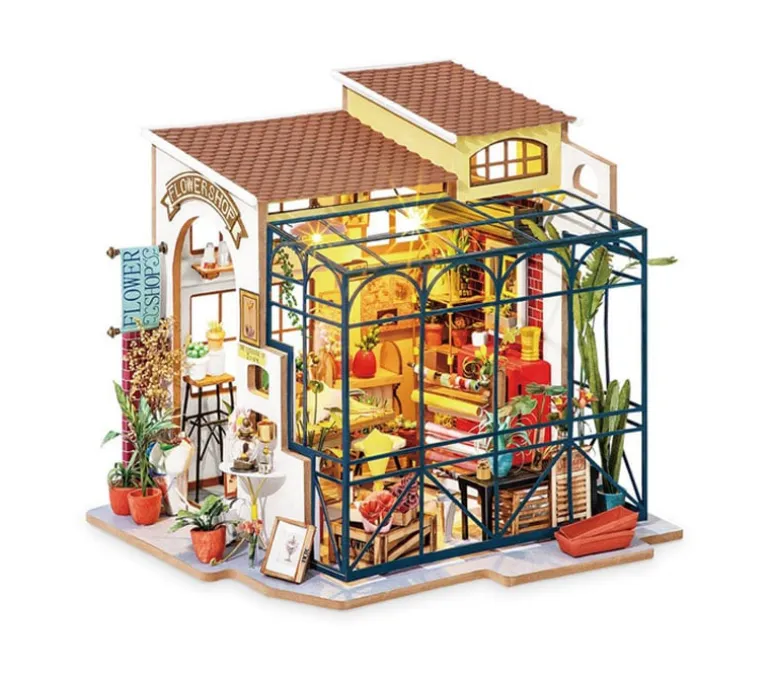 Hands Craft Greenhouse Oasis DIY Miniature House Kit