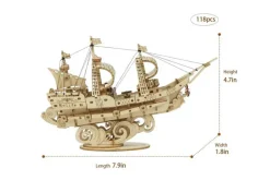 Hands Craft Modern Wooden Model Kit – Sailing Ship