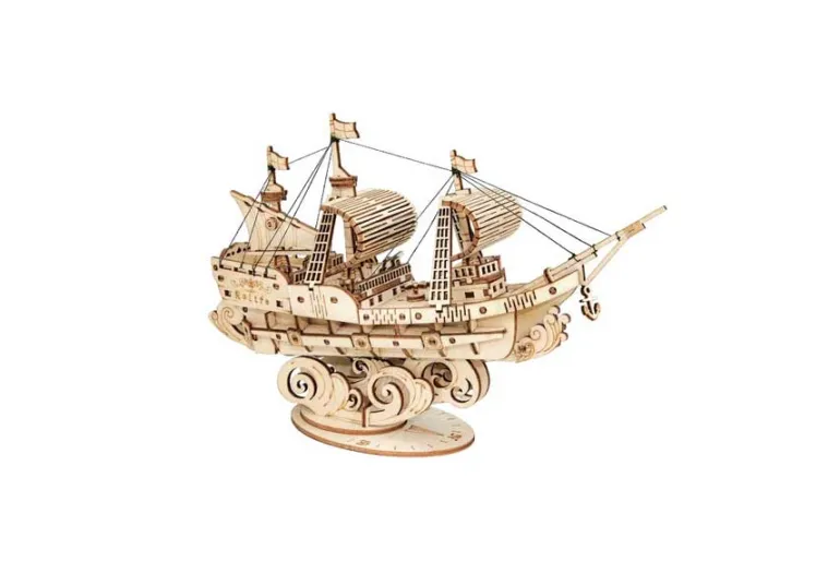Hands Craft Modern Wooden Model Kit – Drum Kit