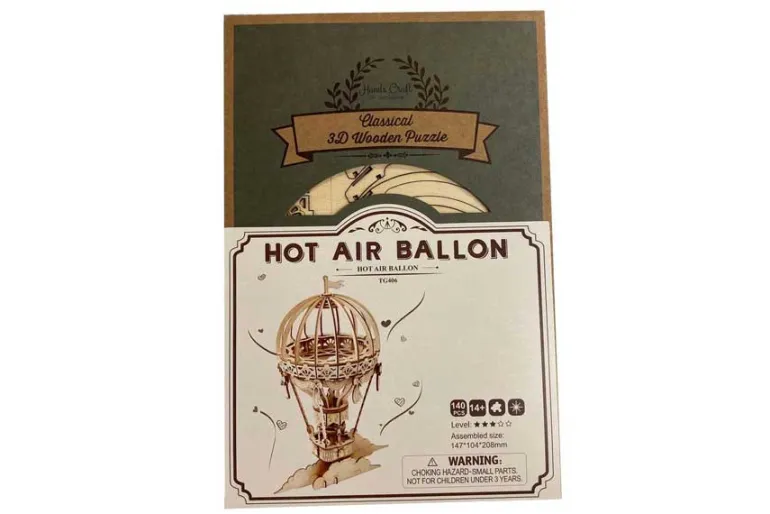 Hands Craft Modern Wooden Model Kit – Hot Air Balloon
