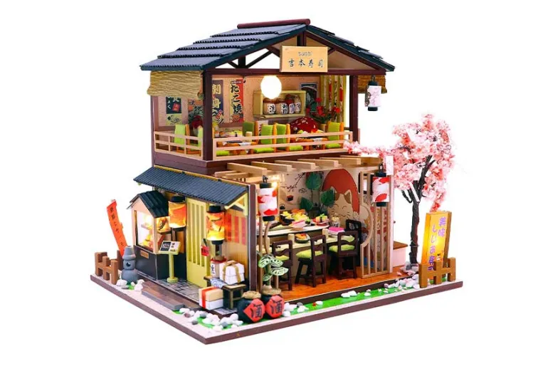 Hands Craft Sushi House DIY Miniature House Kit