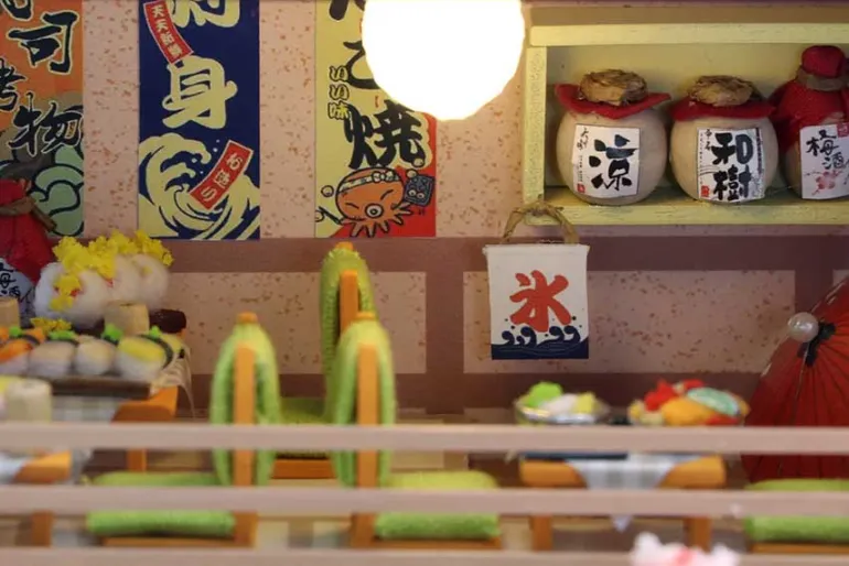 Hands Craft Sushi House DIY Miniature House Kit