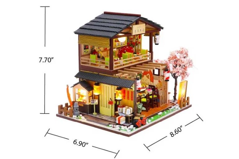Hands Craft Sushi House DIY Miniature House Kit