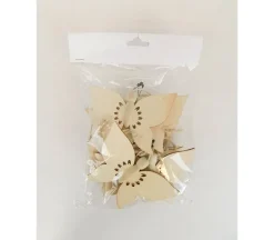 Hanging Wooden Butterflies – 12 Piece