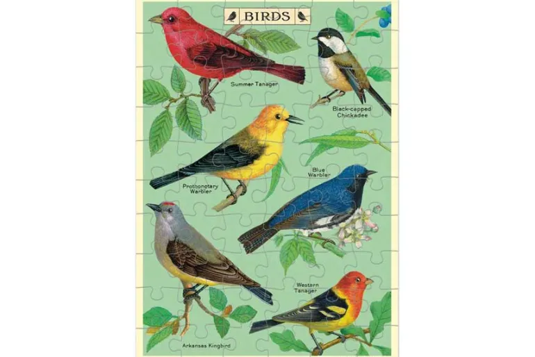 Happy Birthday Language of Flowers 60-Piece Puzzle Card