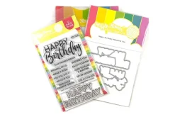 Happy Retirement Duo Combo Stamp & Die Set