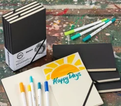 Hardcover Sketch Book – 5.5-inch x 8-inch – 4 Pack