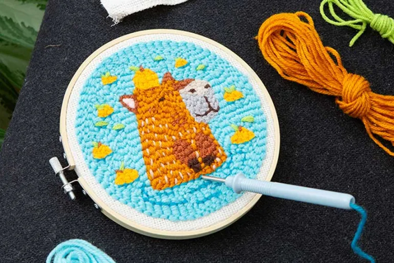Hare Punch Needle Kit