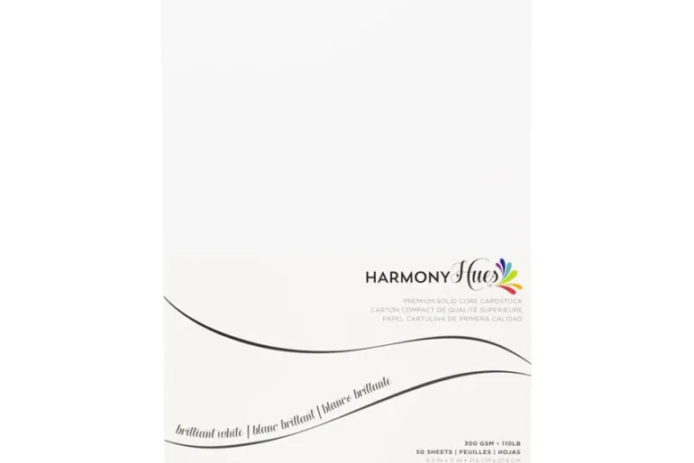Harmony Hues Cardstock Pack – 8.5″ x 11″ – Kaleidoscope (100 Sheets, 110 lb)