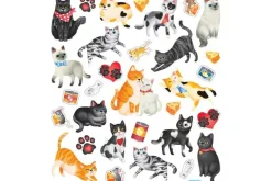 Hearts With Patterns Sticker Sheet