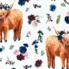 Helga the Highland Digital Cuddle in Multicolor