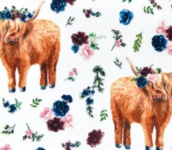 Helga the Highland Digital Cuddle in Multicolor
