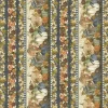 Hello Fall Leaves on Dusty Blue & Gold Metallic Highlights