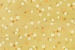Hello Fall Tiny Floral in Chestnut & Gold Metallic Highlights