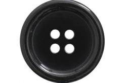 Hemline Basic Aran Round Button 19mm 4ct