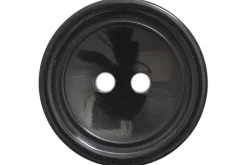 Hemline Double Rim Navy Button 20mm 3ct