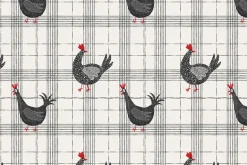 Hen House Chicken Trail on Off White