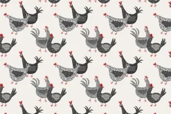 Hen House 4 Image Panel, 36-inches by 42-inches.