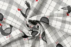 Hen House Leaves in Tonal Black