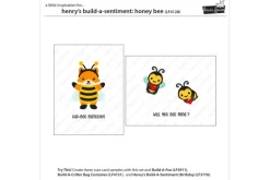 Henry’s Build A Sentiments Honey Bee Stamp Set
