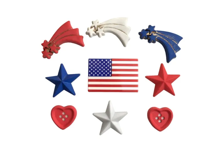 Heritage Stars Novelty Buttons
