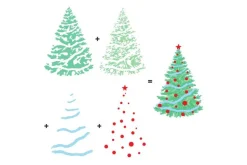 Hero Arts Color Layering O Christmas Tree Stencil