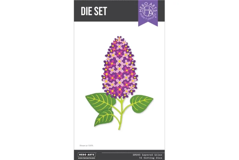 Hero Arts Layered Lilac Die Set