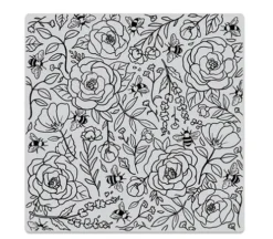 Hero Art Stamp – Flowers and Bees Bold Prints