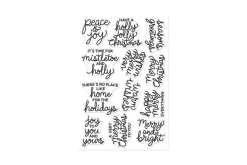 Hero Arts Very Merry Wishes Stamp Set