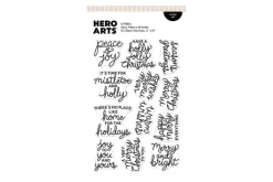 Hero Arts Very Merry Wishes Stamp Set