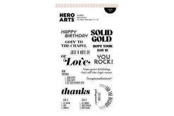 Hero Arts Vintage Vinyl Stamp Set