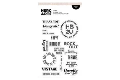 Hero Arts Vintage Vinyl Stamp Set