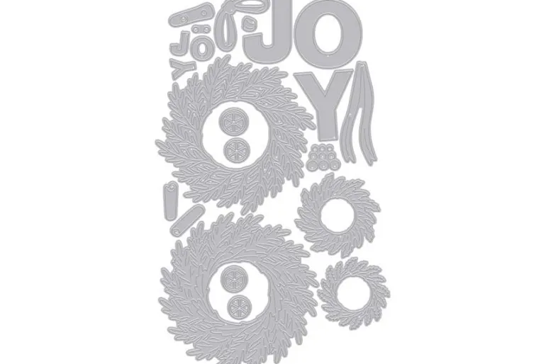 Hero Arts Winter Wreath Die Set
