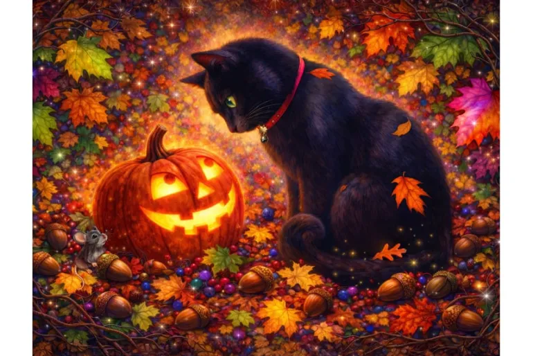 Hide and Seek Pumpkins 500-Piece Puzzle