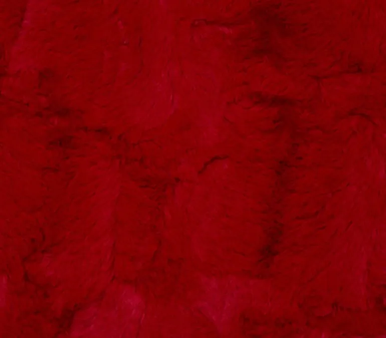 Hide Luxe Cuddle in Cardinal Red