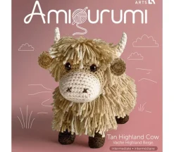 Highland Cow Amigurumi Crochet Kit Blonde LAK85883