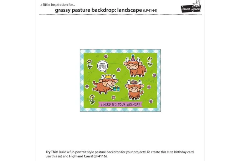 Highland Cows! Add-On Die Set