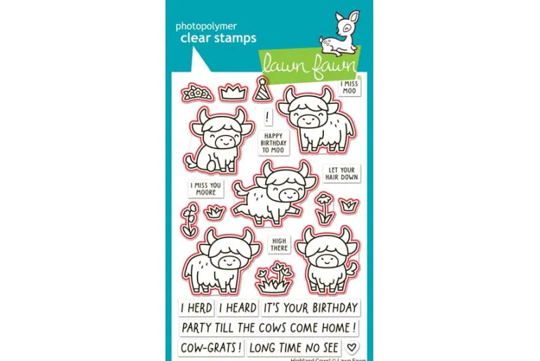 Highland Cows! Add-On Die Set
